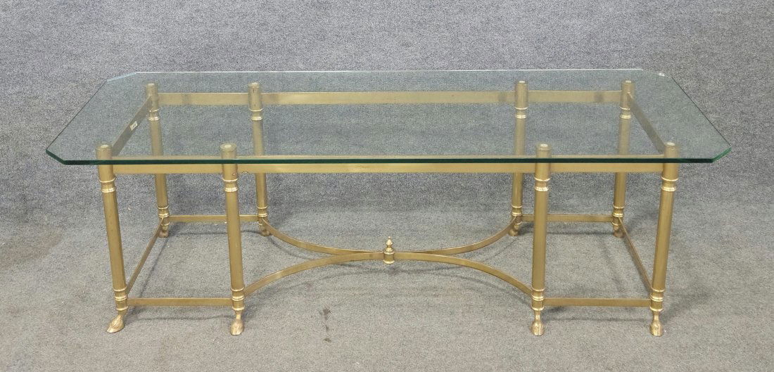 Glass Top Coffee Table (Made In Italy) (1 of 4)