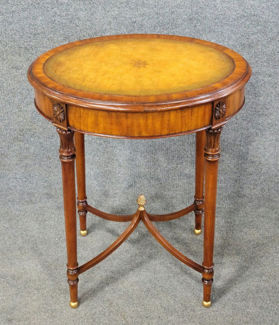 Maitland Smith Leather Top Table (1 of 4)