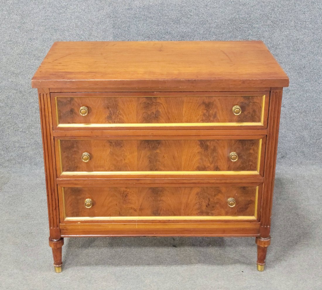 Flint + Horner 3 Drawer Commode: 29.50"H, 31.50"W, 17.75"D