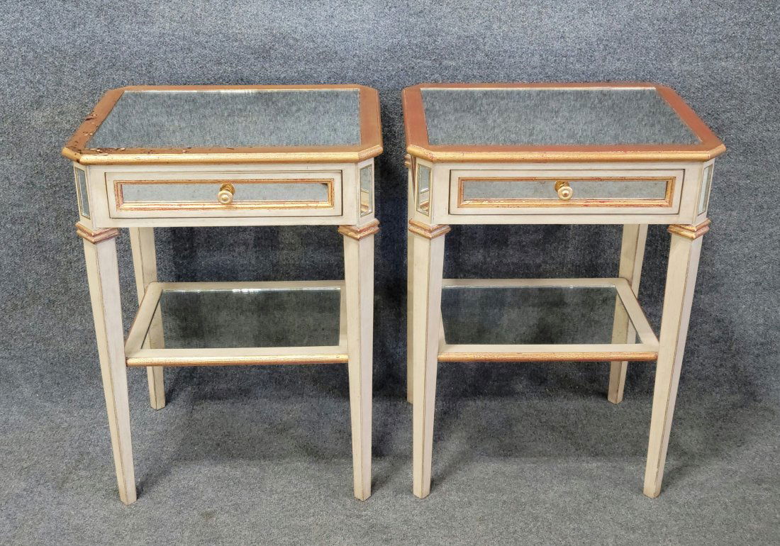 Pair Of Jansen Style End Tables (1 of 5)