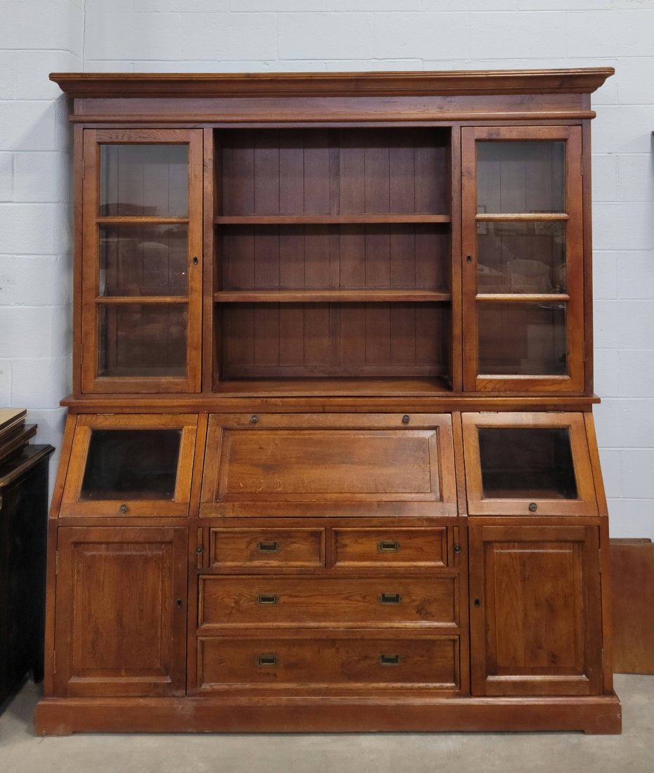 Large Oak Apothecary Cabinet (1 of 1)