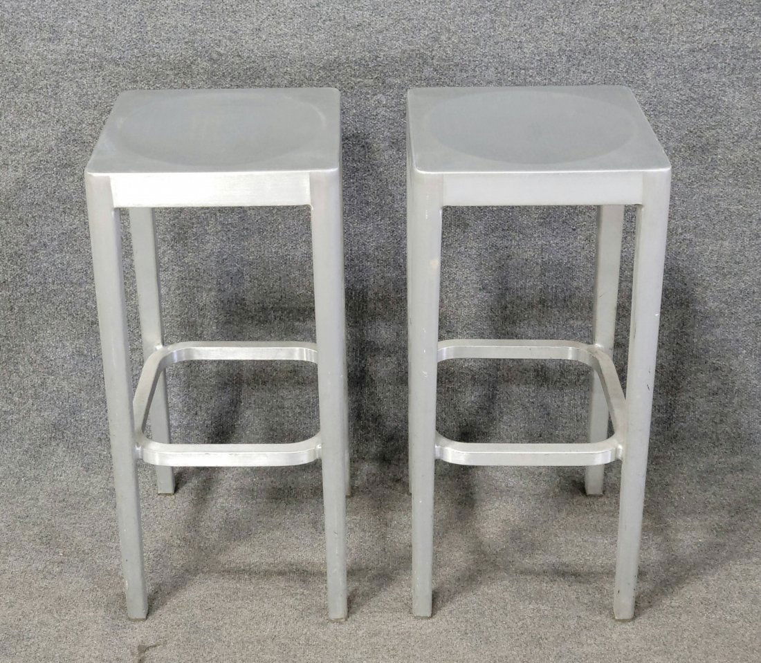 Pair Of Emeco Bar Stools (1 of 3)