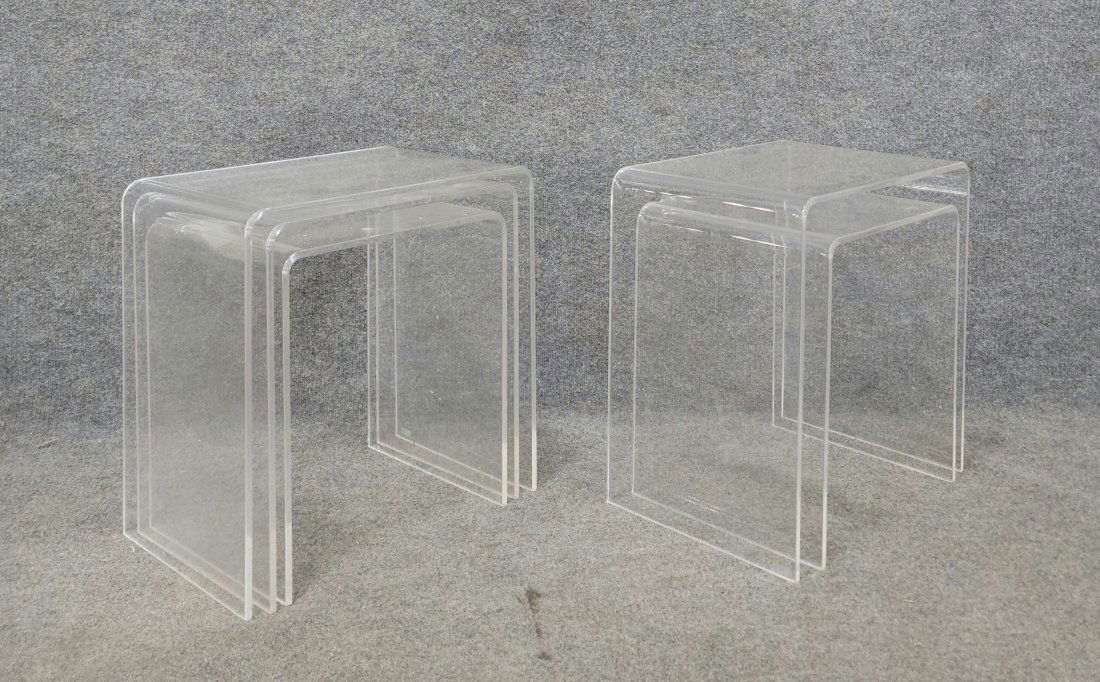 Pair Of Lucite Tables (1 of 3)
