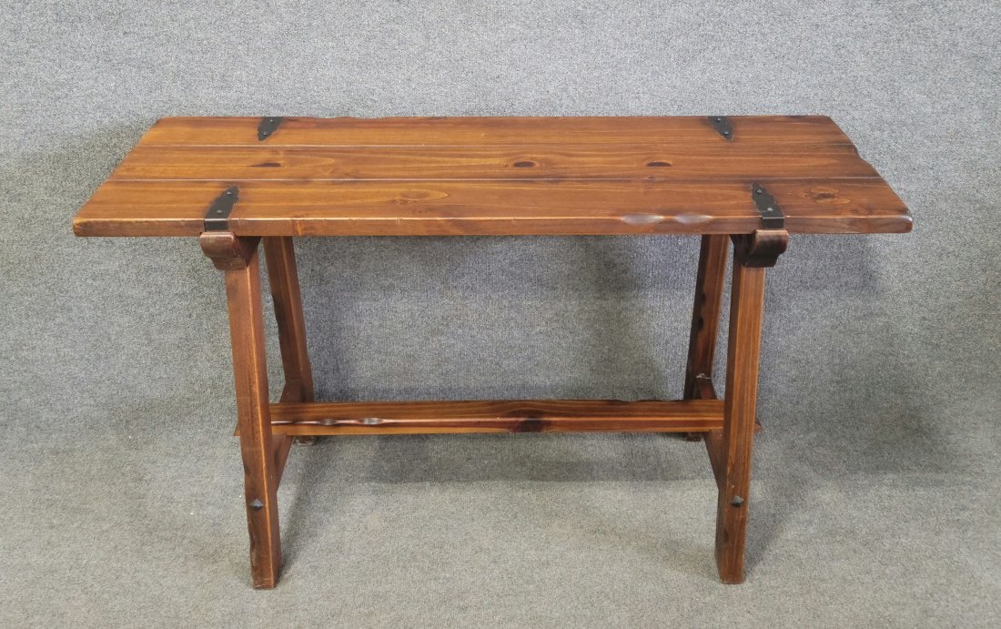 Pine Work Table: 29.25"H, 50"W, 16.25"D
