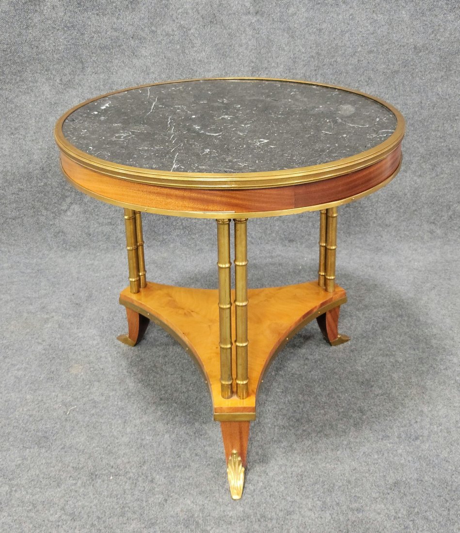 Marble Top Regency Center Table (1 of 3)