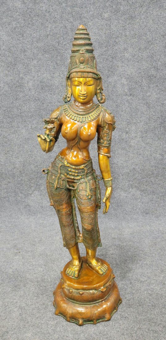Large Bronze Tibetan Lady (1 of 5)