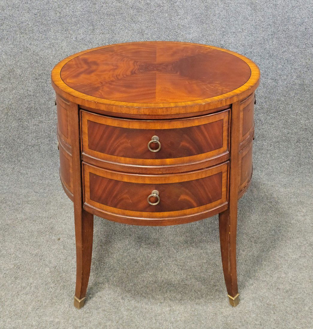 Ethan Allen Banded Table (1 of 5)