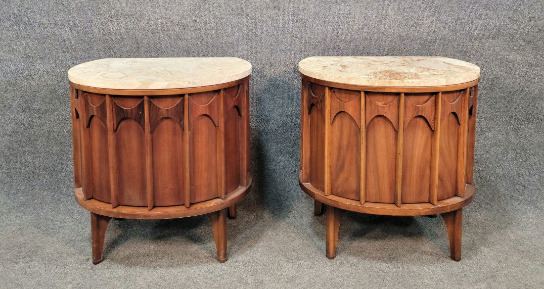 2 Marble Top Perspecta Nightstands Kent Coffey (1 of 6)