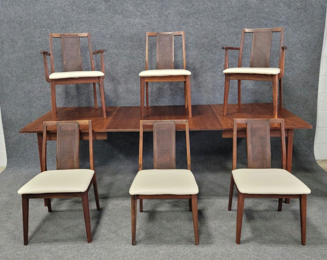 7 Piece Mid Century Modern Table + Chairs (1 of 7)