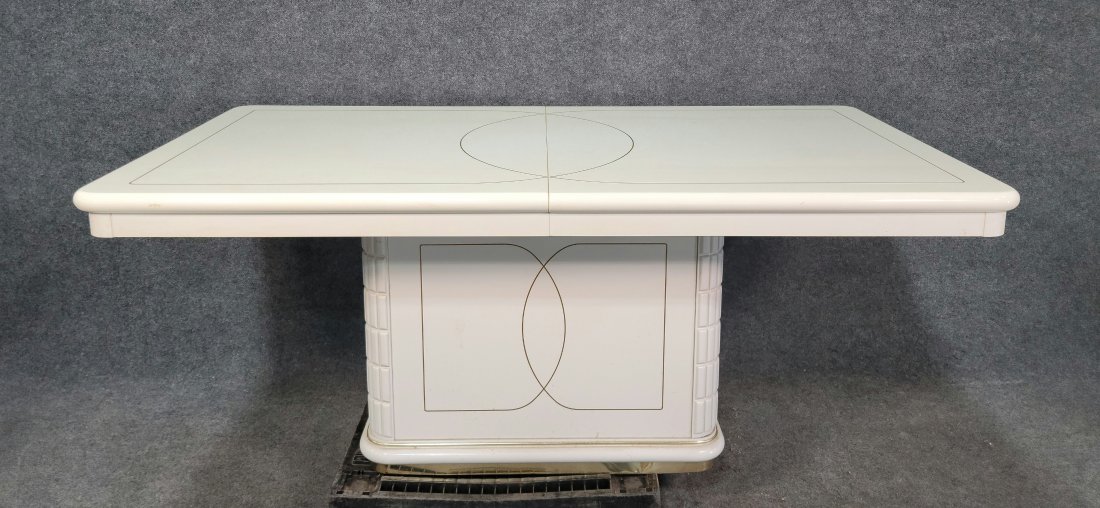 Italian Dining Room Table: 31"H, 72.50"W, 39"D
