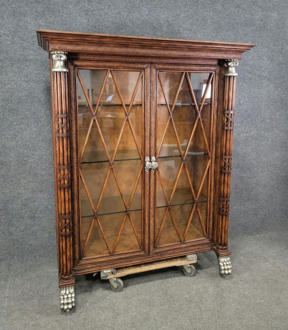 Large 2 Door Maitland Smith Bookcase (1 of 6)