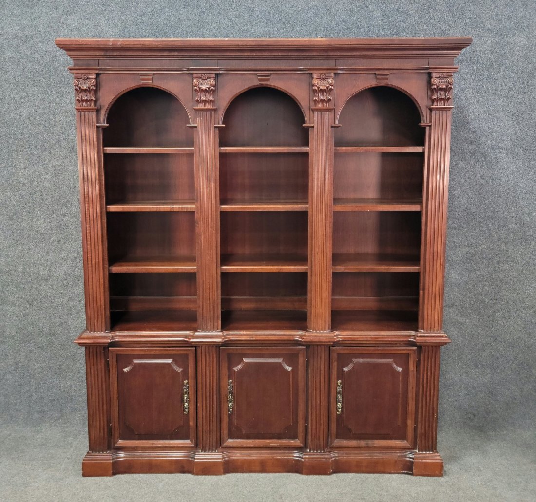 Baroque Breakfront: 83.50"H, 72"W, 16"D