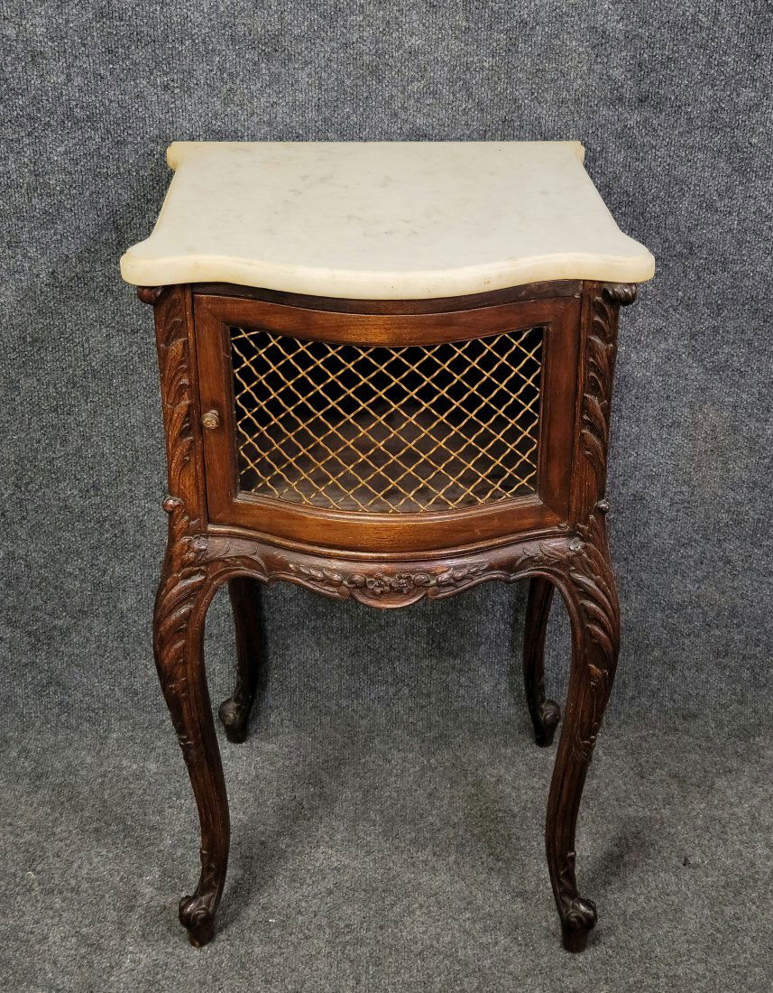 French Marble Top Stand (1 of 6)