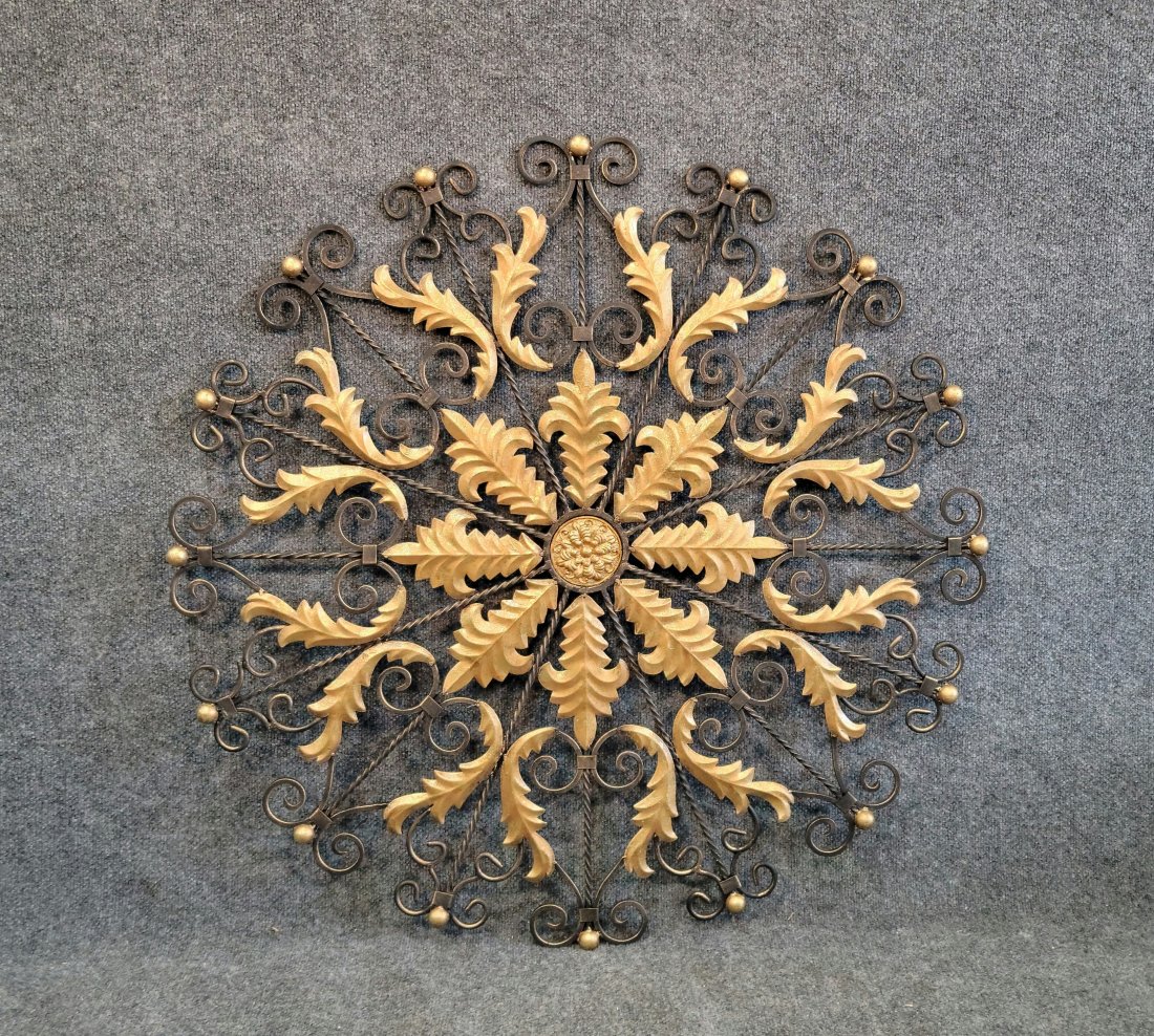 Metal Wall Sculpture: 37.50"Diameter