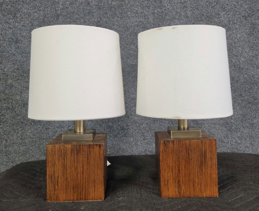 Pair Of Cube Lamps (1 of 1)