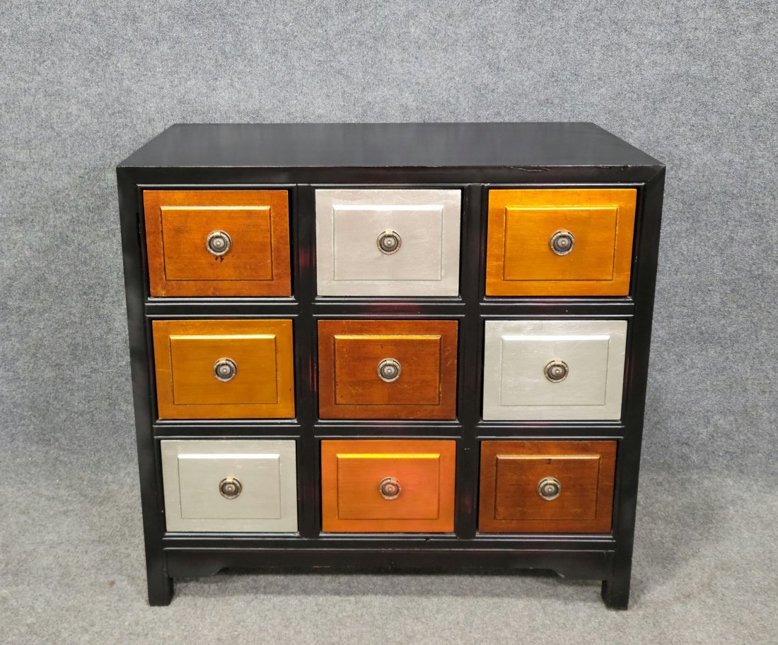 Tic Tac Toe Chest: 35"H, 36.50"W, 18.25"D