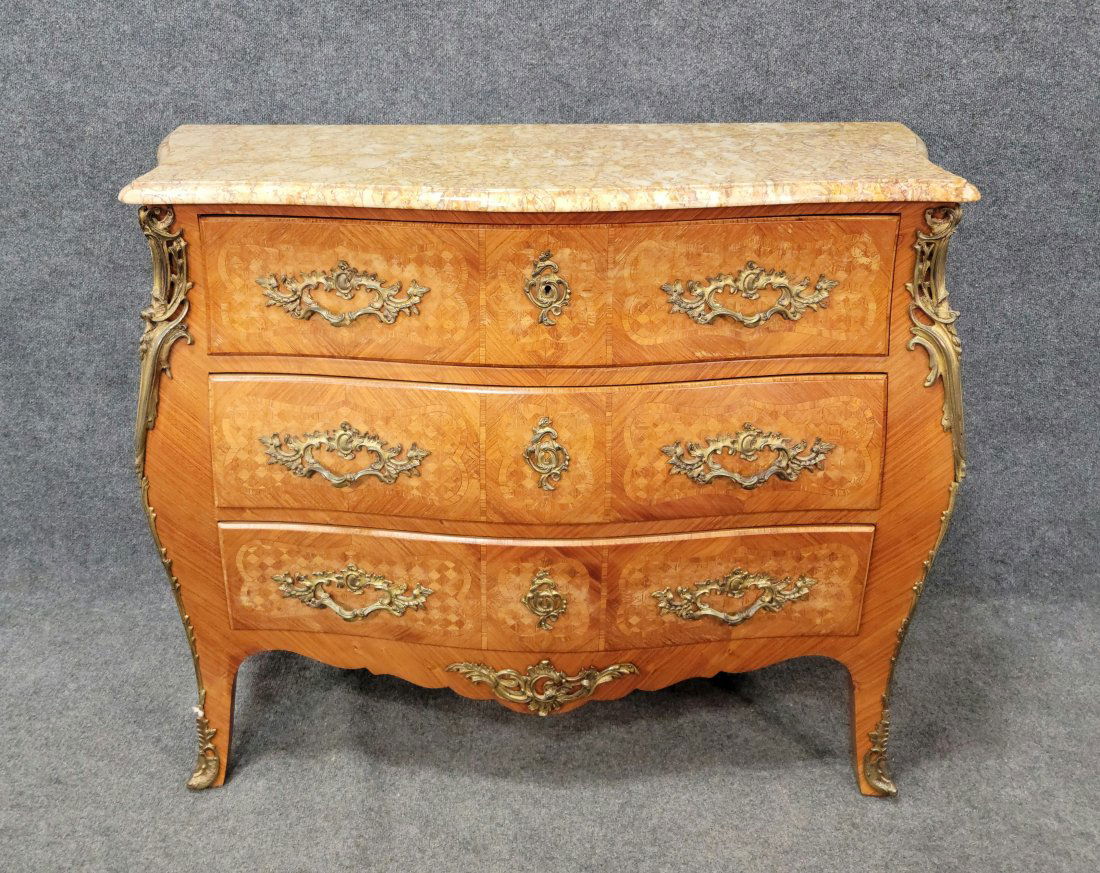Antique Marble Top French Commode (1 of 8)