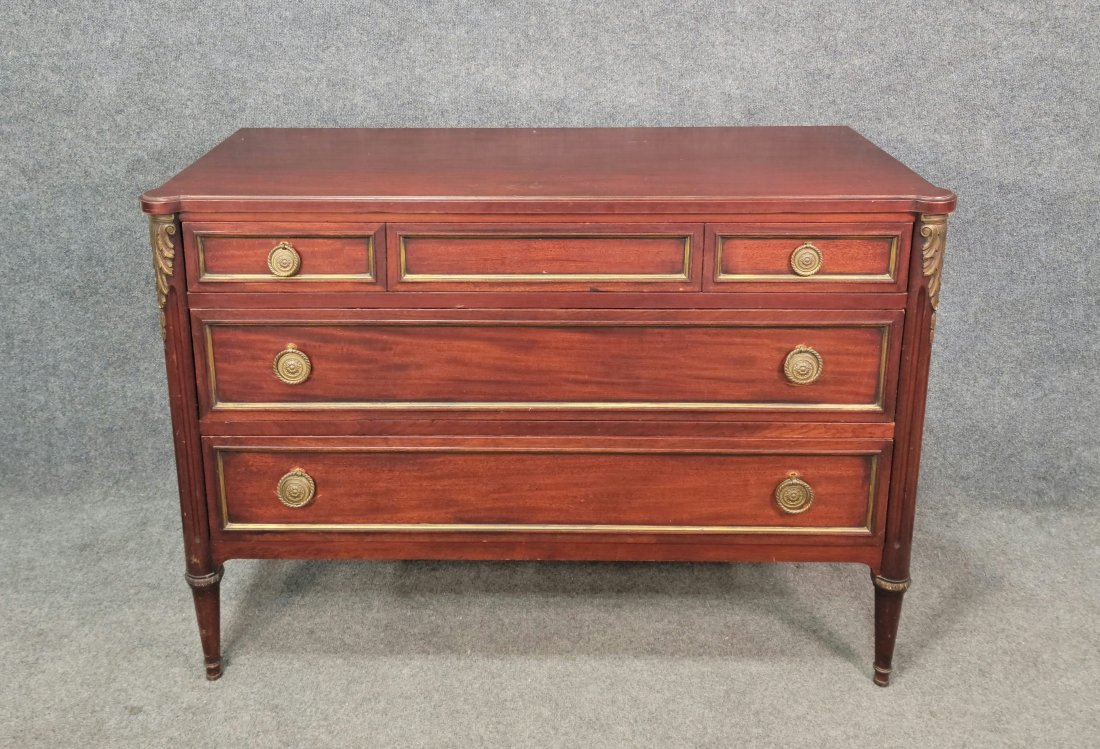 Widdicomb Commode Jansen Style: 34.50"H, 48.50"W, 22"D