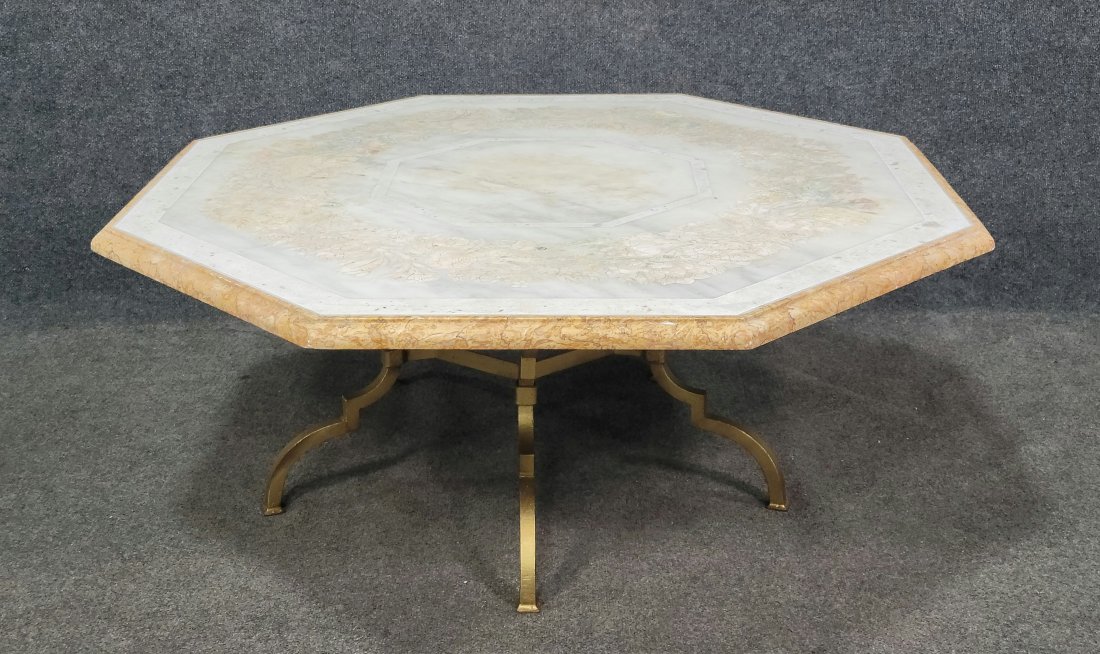 Scagliola Style Marble Coffee Table (1 of 4)