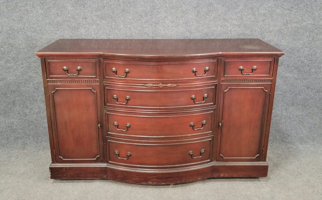 Mahogany Buffet: 35.75"H, 60"W, 21"D