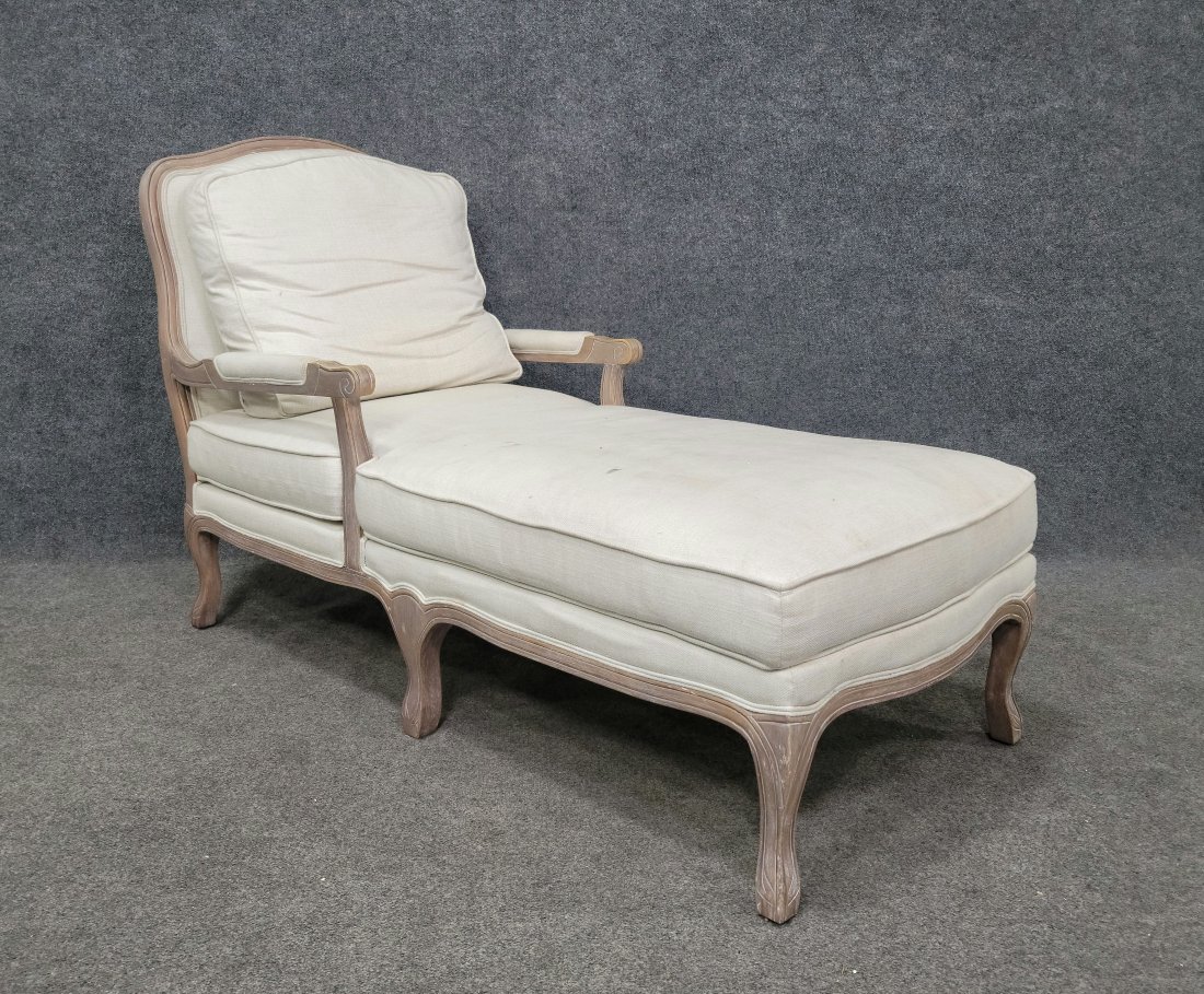 Chaise Lounge: 38"H, 28"W, 55"D, 17"SH