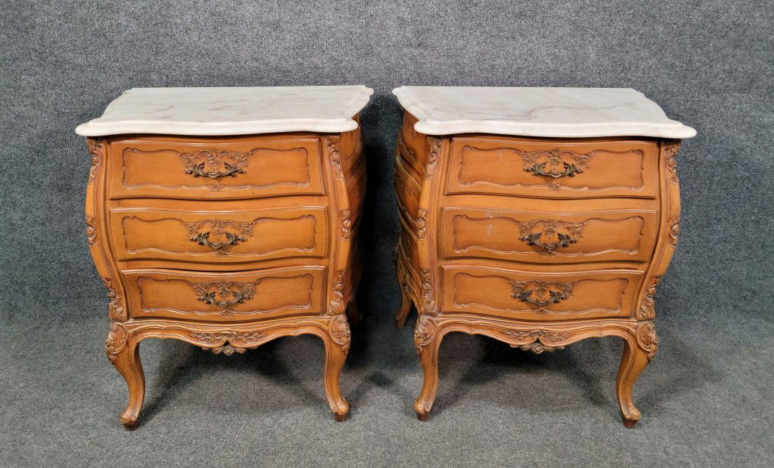 Pair Of Carved Bombe Stands (1 of 6)