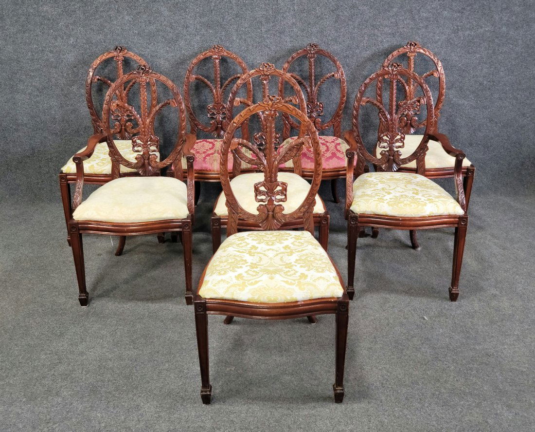 8 Adams Style Dining Room Chairs (1 of 5)