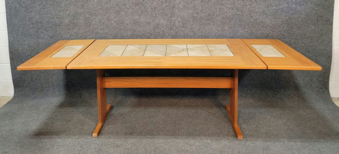 Made In Denmark Dining Room Table: 28.50"H, 95.50"W, 35.50"D