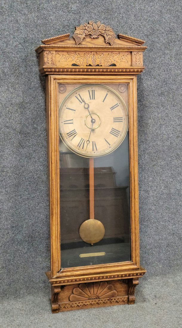 Oak Hanging Clock (1 of 4)