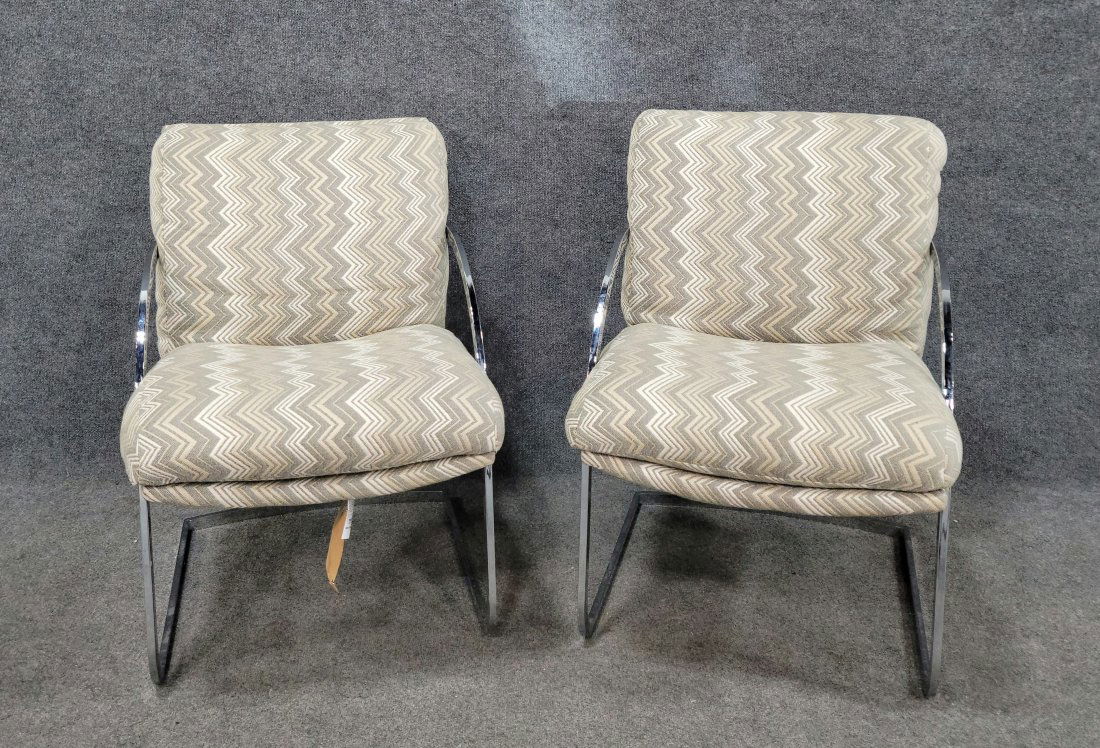 Pair Of Thayer Coggin Milo Baughman Chairs (1 of 6)