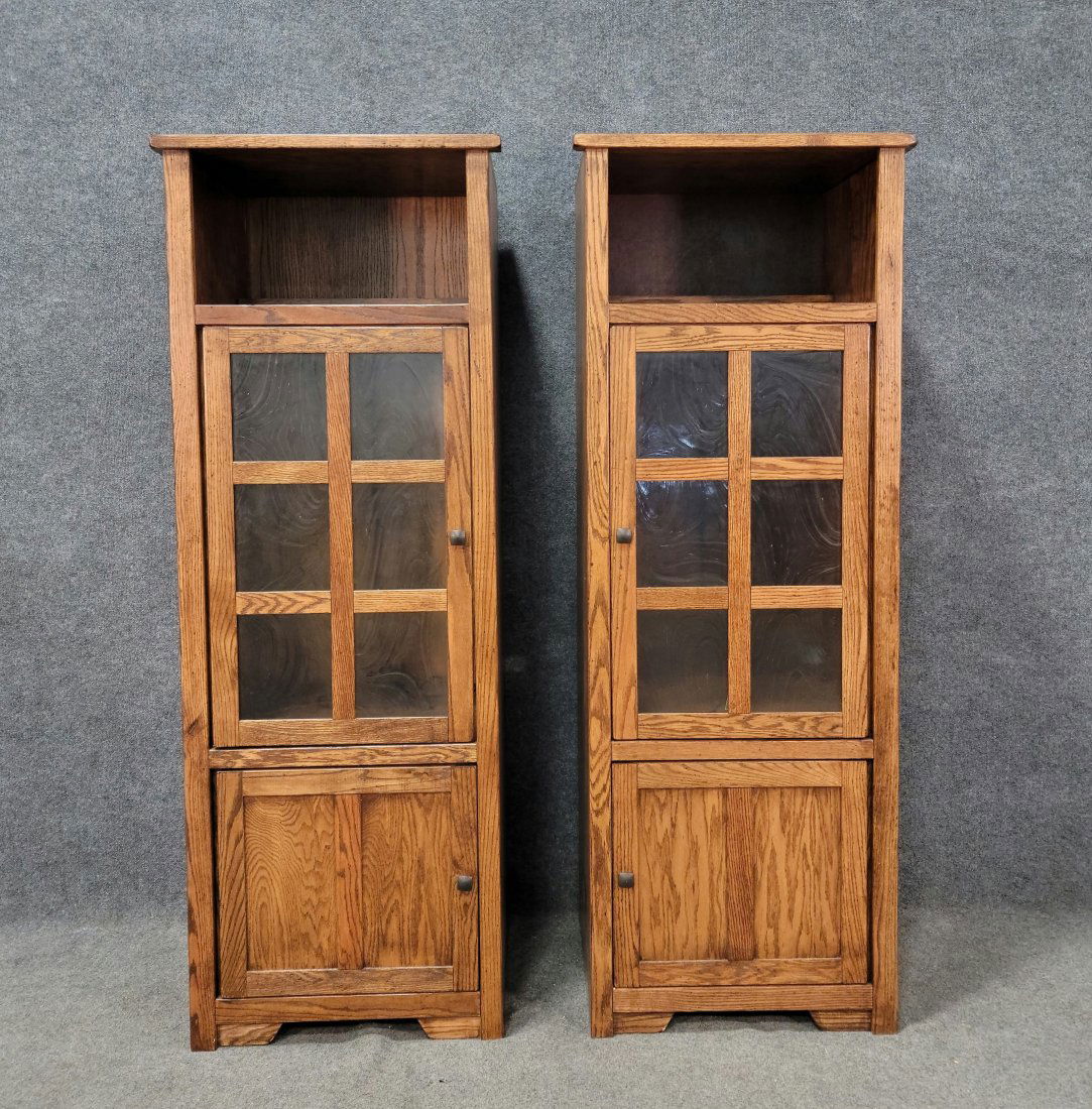 Pair Of Mission Style Cabinet (1 of 5)
