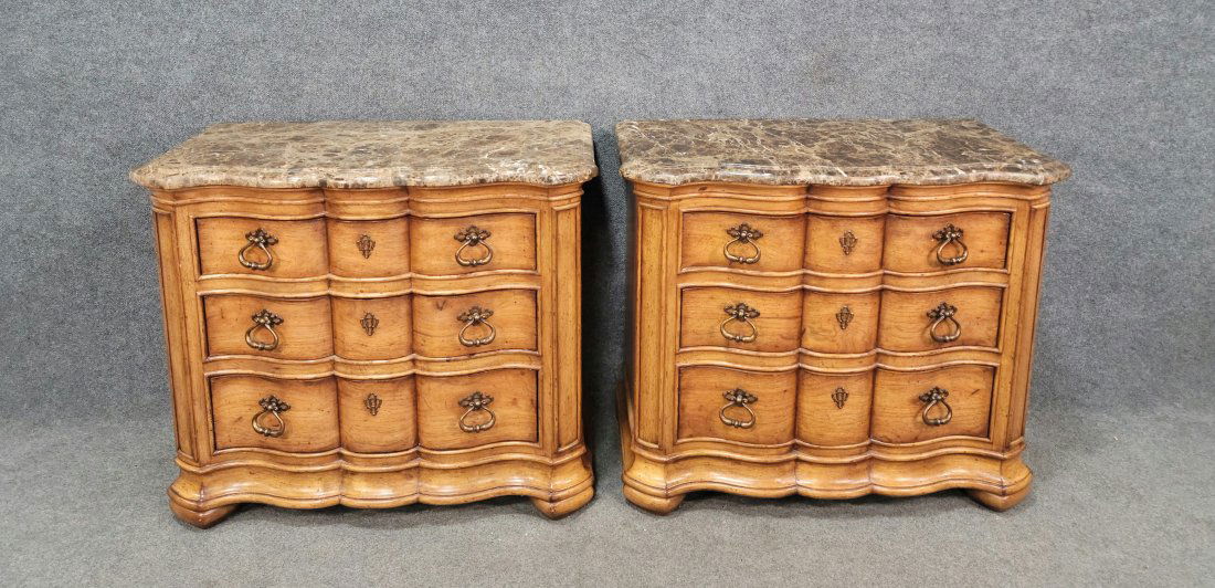 Pair Of Thomasville Nightstands: 32"H, 37.50"W, 20"D