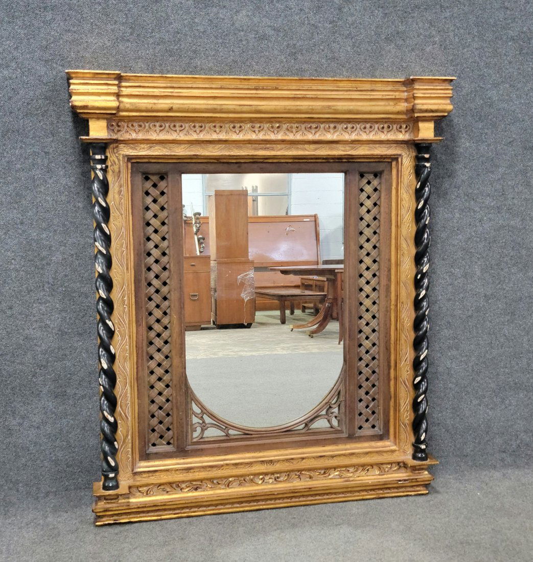 Great Large Gilt Mirror (1 of 5)