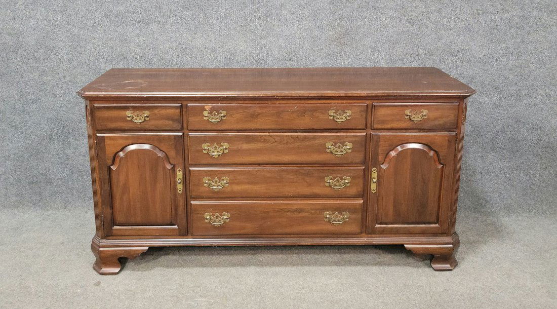 Ethan Allen Dresser: 32"H, 64"W, 19"D