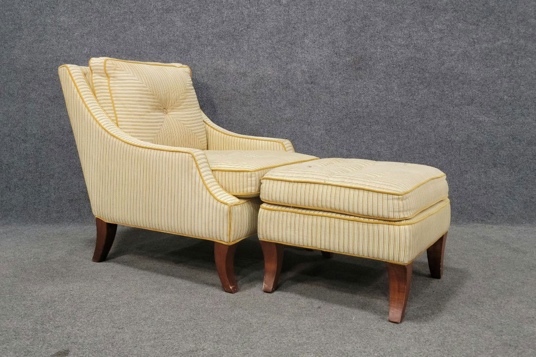 Modern Style Chair + Ottoman (1 of 6)