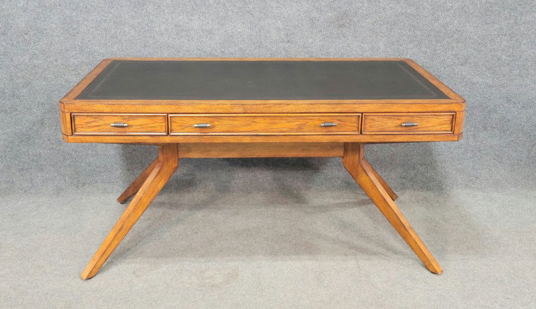 Sligh Deco Desk: 30"H, 60"W, 30"D