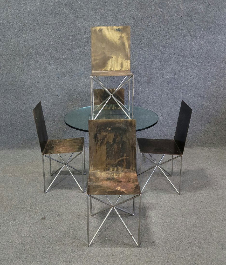 Attributed To Mark Di Suvero 6 Piece Dining Set (1 of 10)