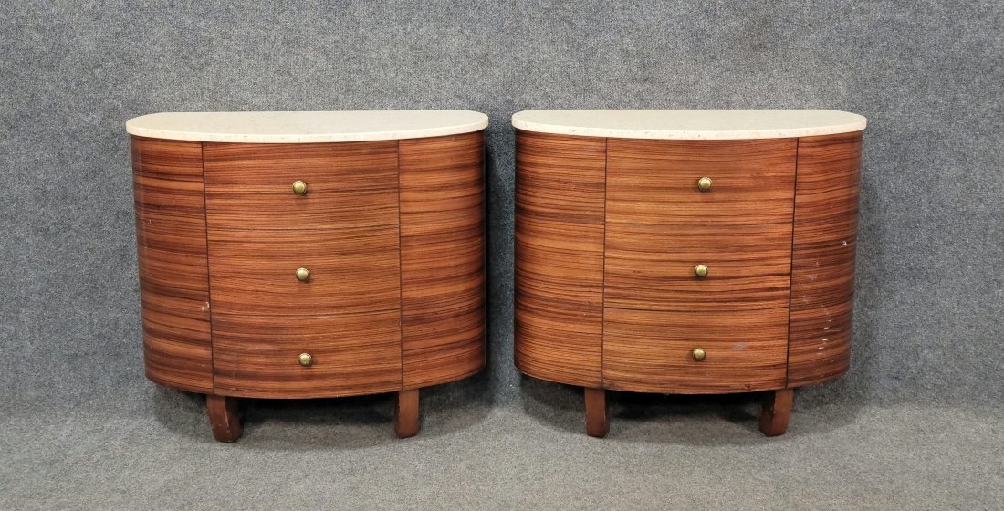Pair Of Modern Wall Stands: 30.50"H, 33"W, 12"D