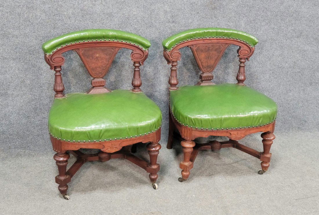 Pair Of Victorian Chairs In The Manner Of Daniel Pabst (1 of 6)