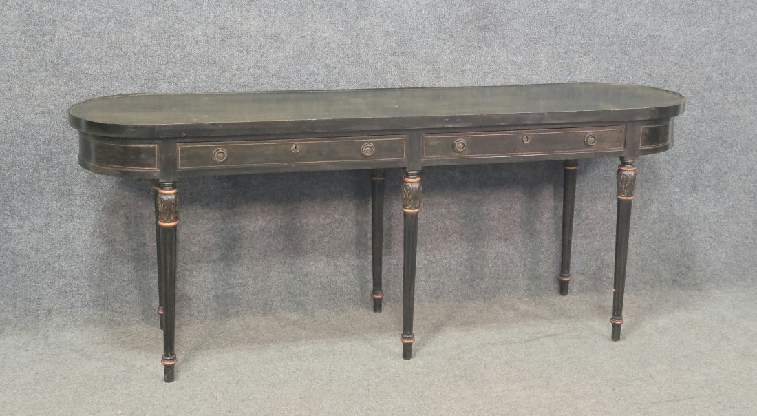 Signed B. Altman Console: 29"H, 72"W, 18"D