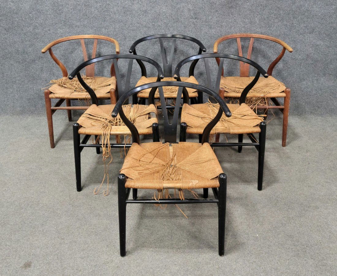 6 Signed Hans Wegner Chairs (1 of 6)