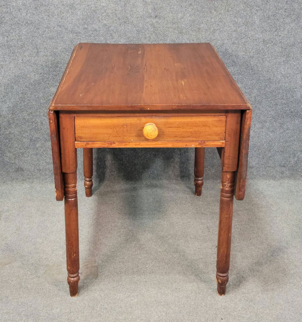 Antique Sheraton Drop Leaf Table (1 of 7)