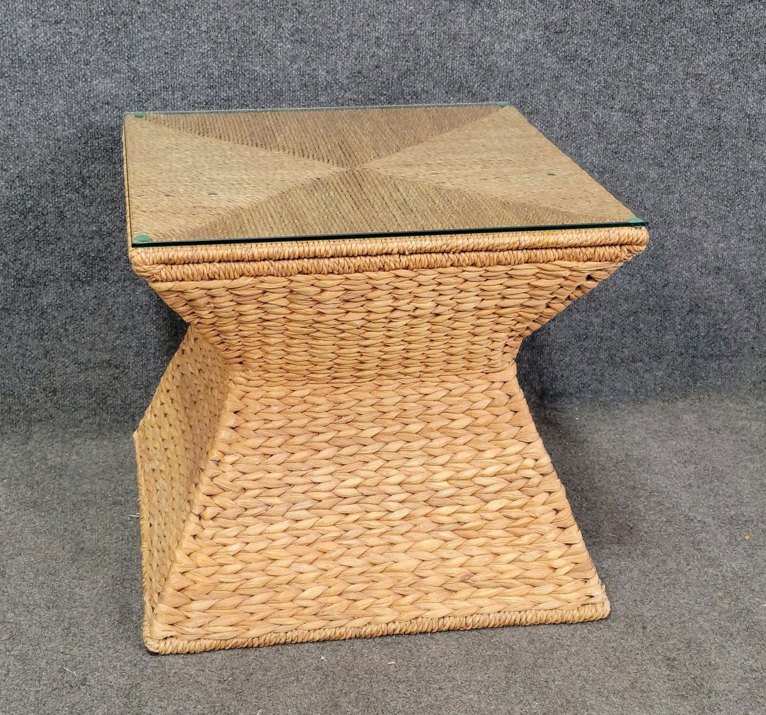 Rattan End Table (1 of 4)