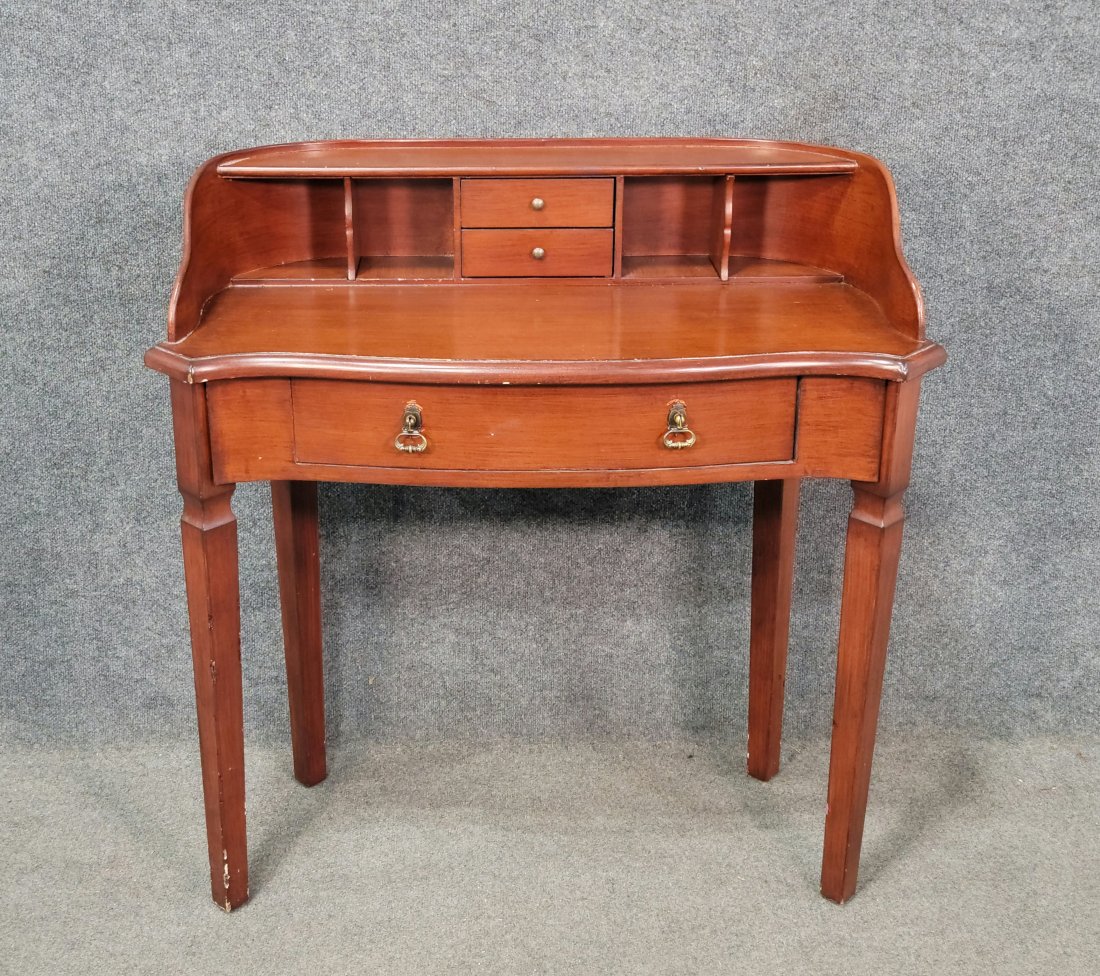 Carlton House Desk: 37"H, 36"W, 17"D