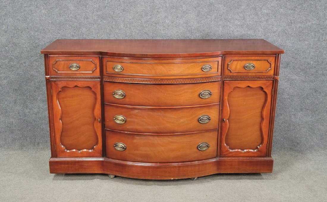 Mahogany Buffet: 35"H, 62"W, 21"D