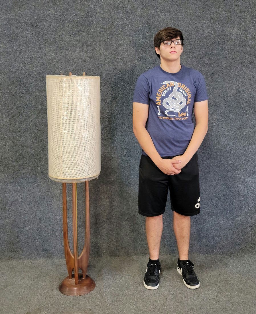 Large Mid Century Lamp (1 of 3)