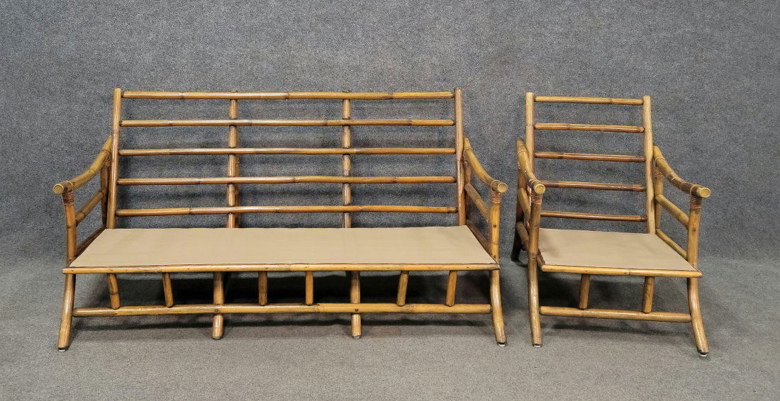 2 Piece Rattan Parlor Set (1 of 6)