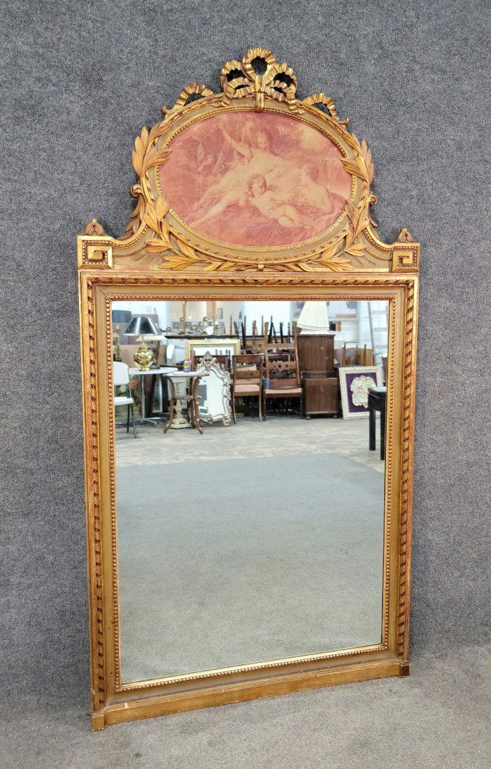 Very Large French Antique Mirror (Reconsigned) (1 of 5)