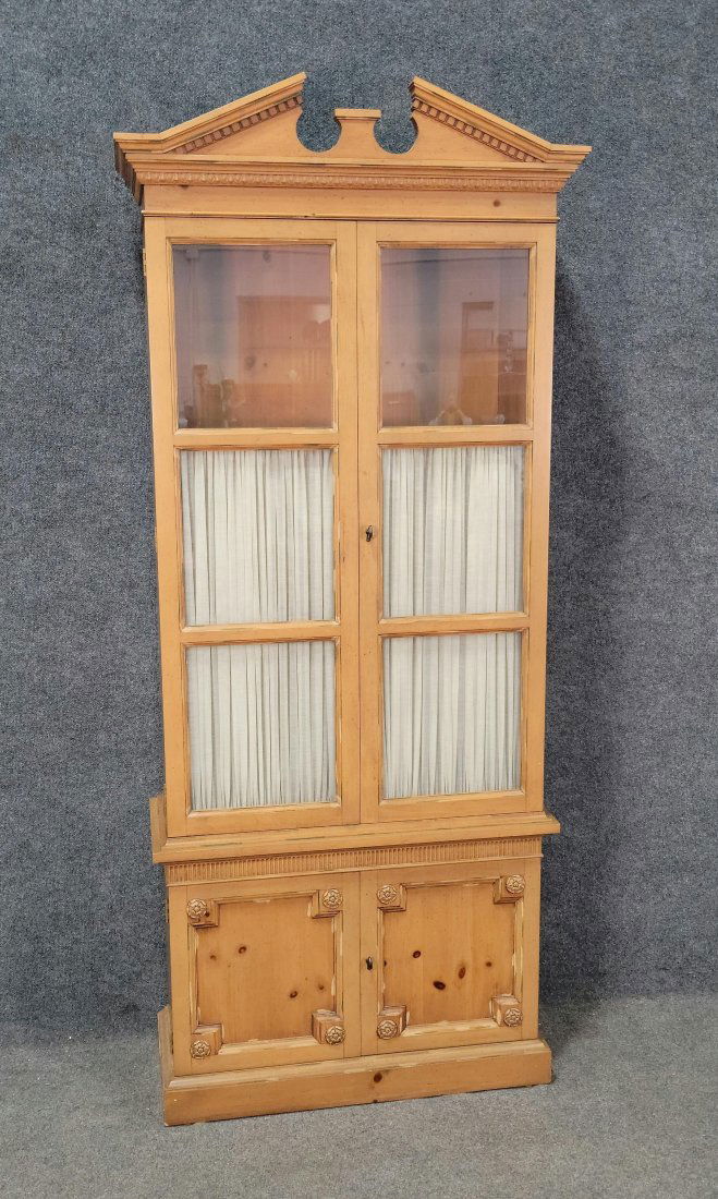 Wallace Nutting China Closet: 84"H, 36"W, 15"D