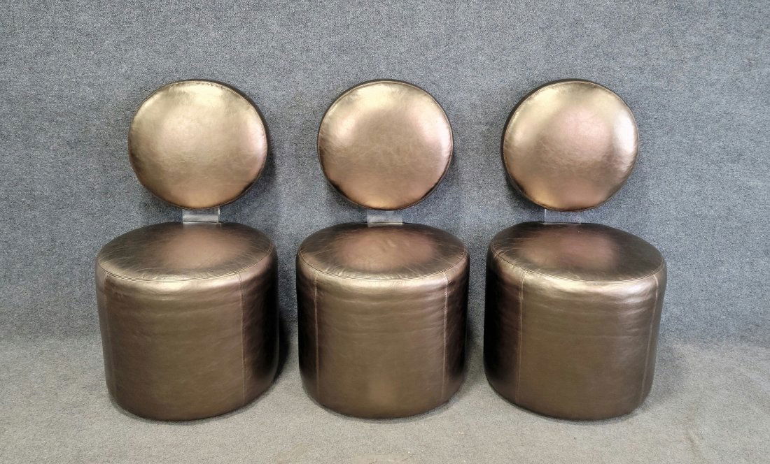 3 Leather + Lucite J Robert Scott Chairs (1 of 7)